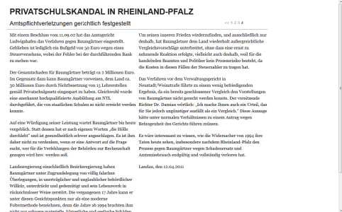 Privatschulskandal in Rheinlandpfalz